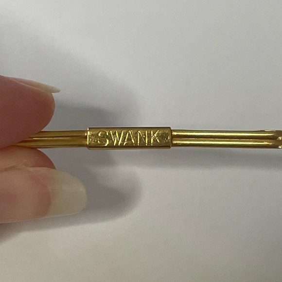 Gold-Tone Collar Bar Set of 2 - Swank and Krementz - Picture 9 of 10